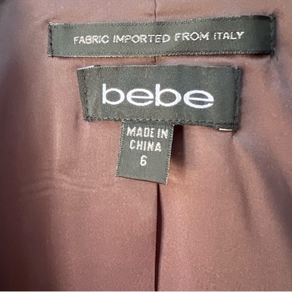 Bebe vintage fitted blazer top y2k office - Picture 3 of 3